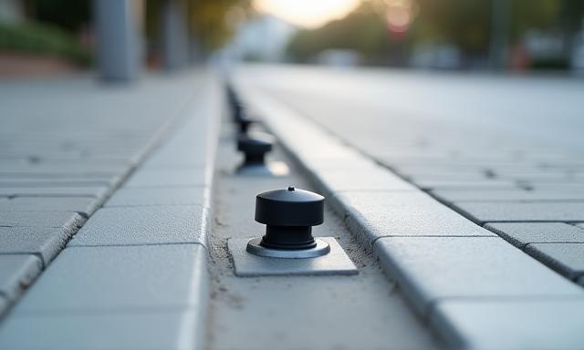 Joondalup Smart City kerbs with sensor mounts